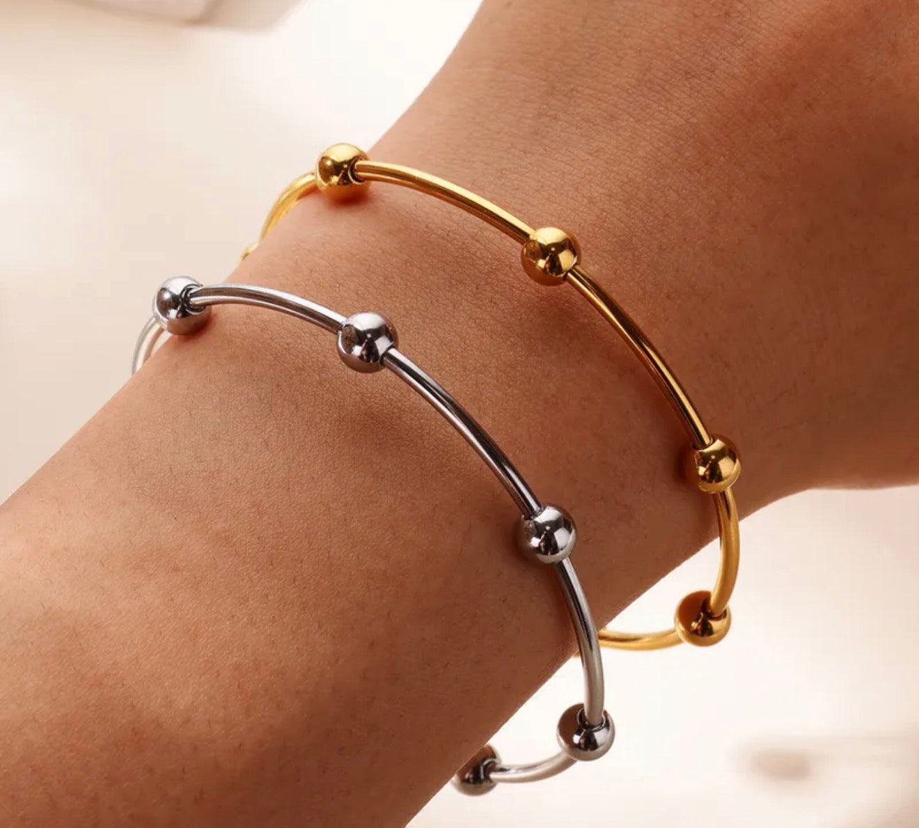 Precious Beaded Bangle