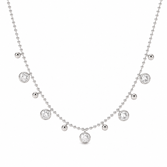 Crystal Tear Drop Necklace