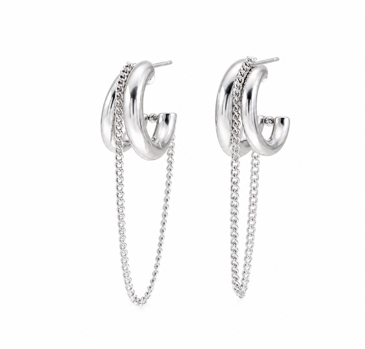 Arlene Chain Hoops