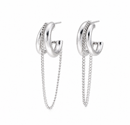 Arlene Chain Hoops