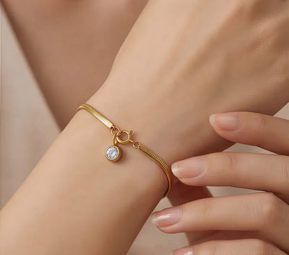 Dahlia Zirconia Bracelet