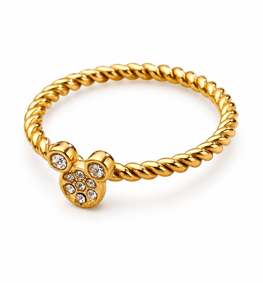Mickey Zirconia Ring