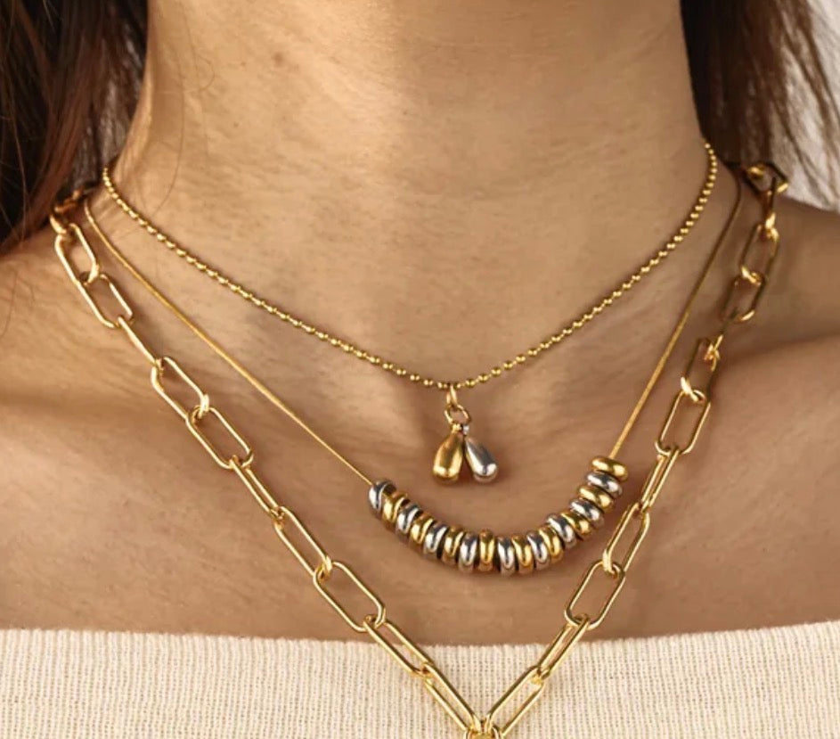 Aurora Two Tone Necklace