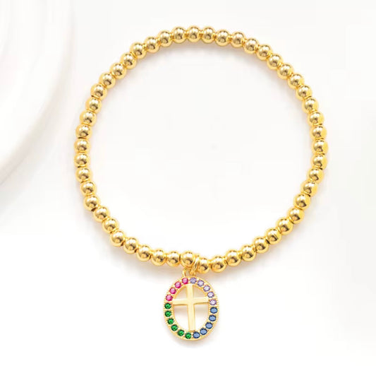 Faith Beaded Bracelet