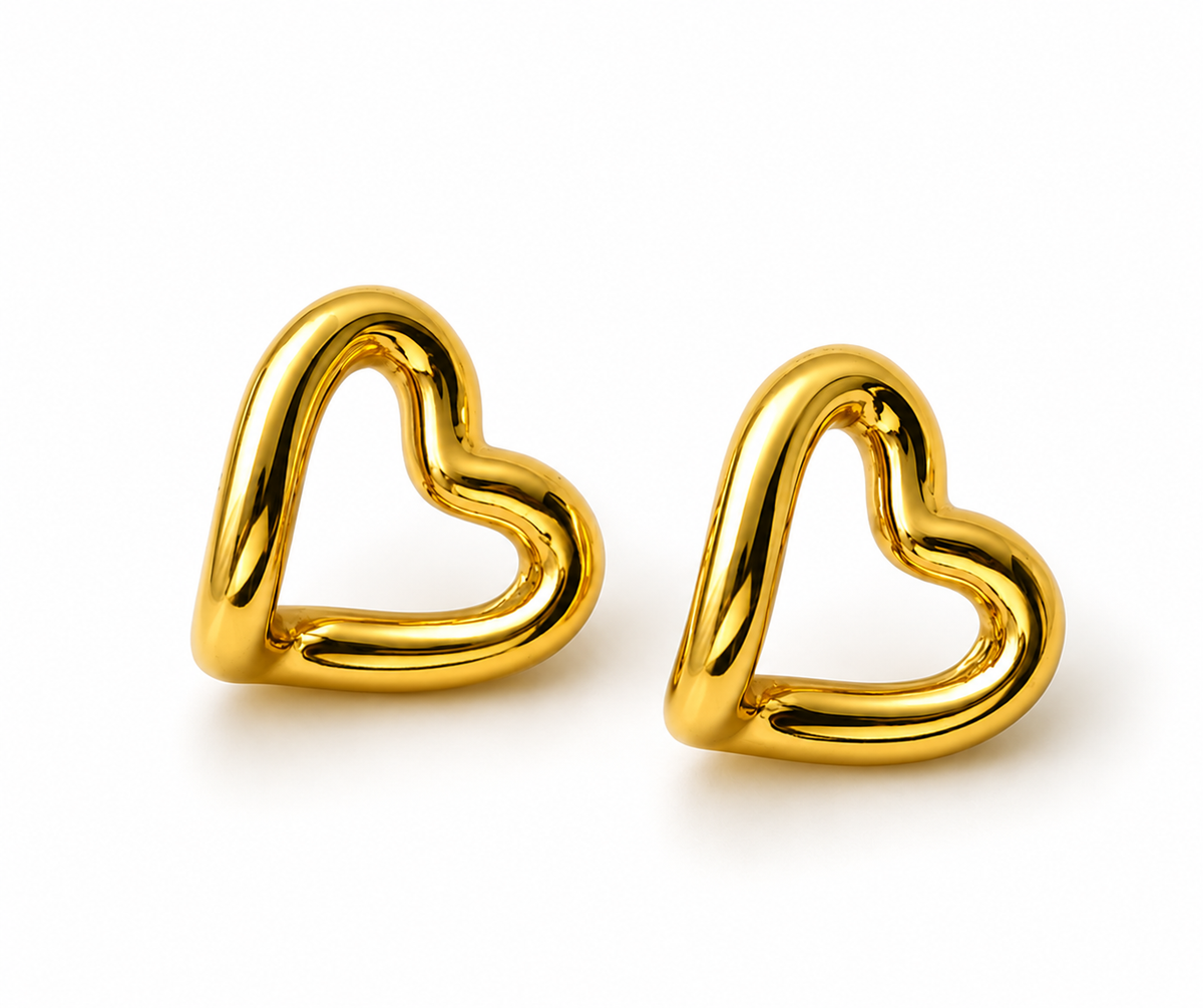 Heart Studs