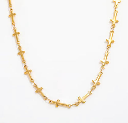 Infinity Cross Necklace