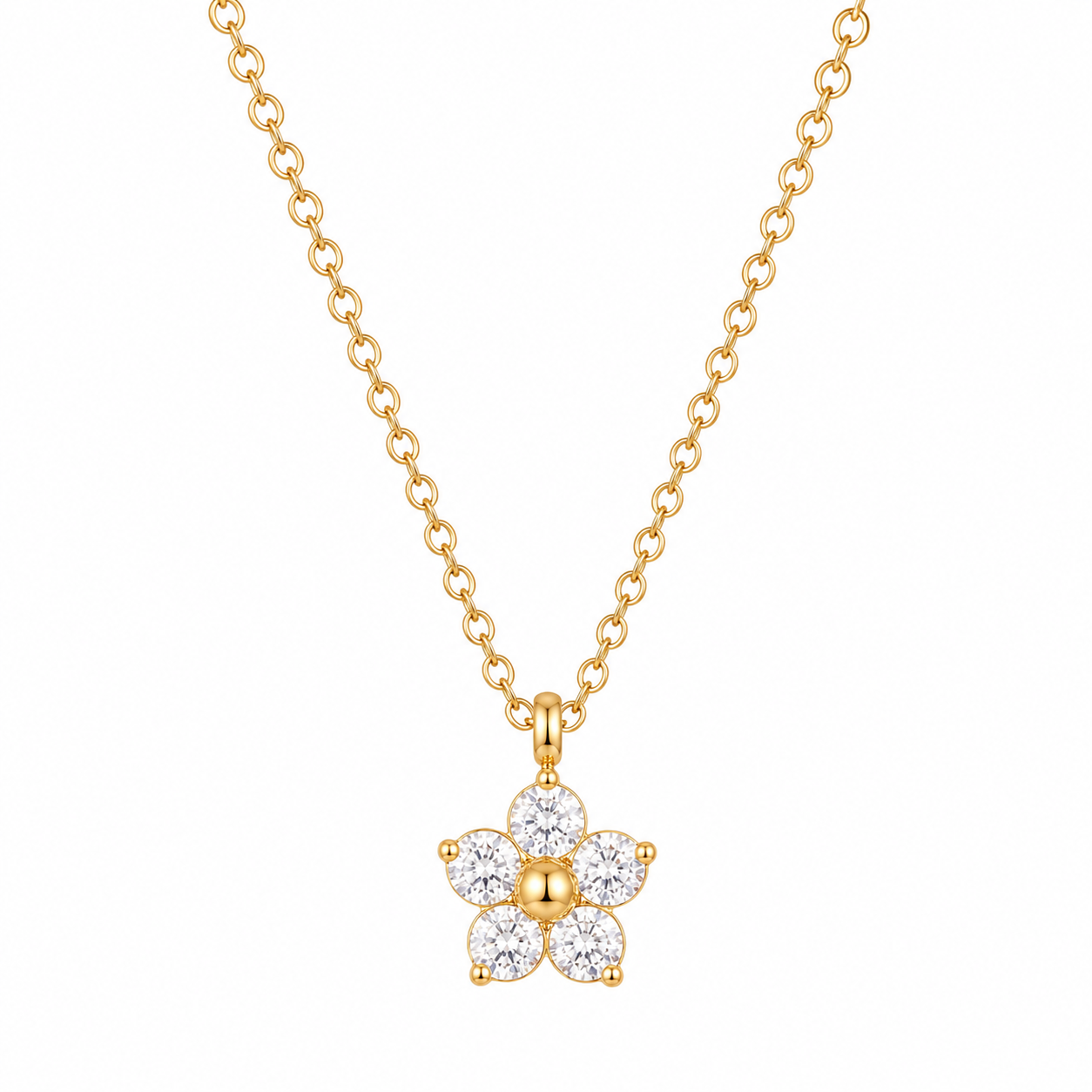 Kim Flower Necklace