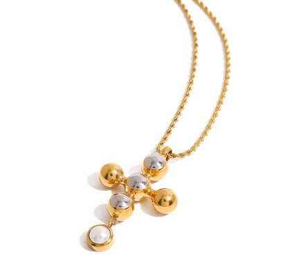 Pearled Faith Necklace