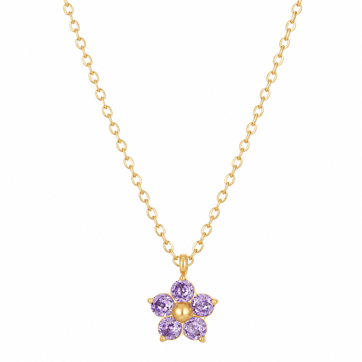 Kim Flower Necklace