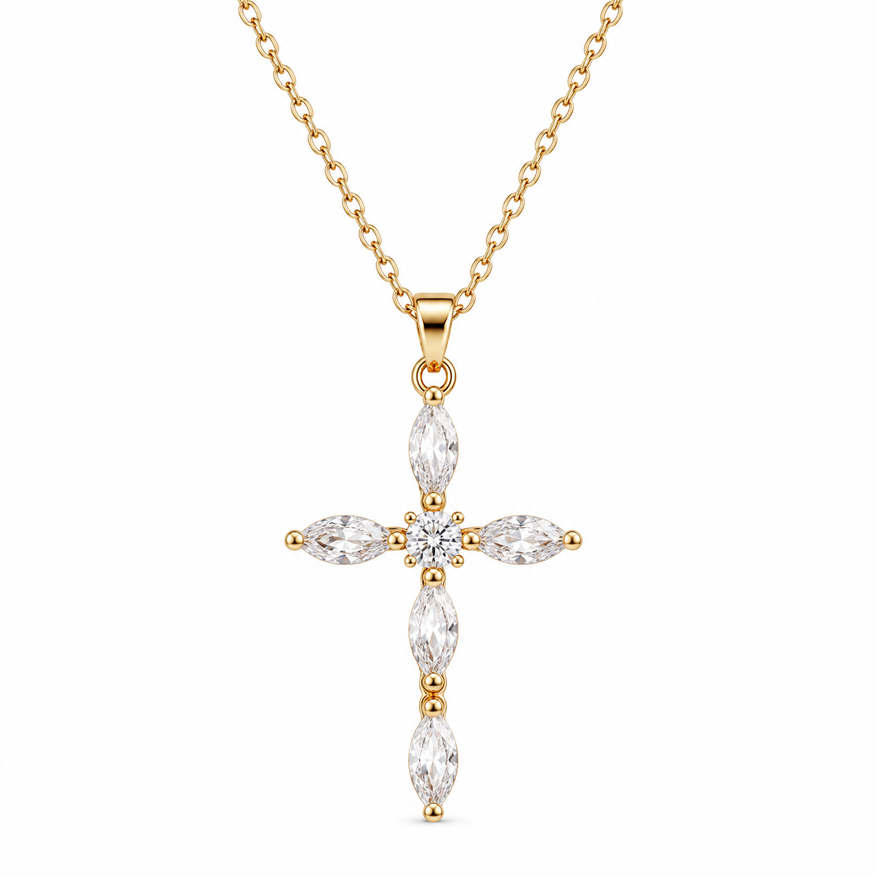 Meredith Cross Necklace