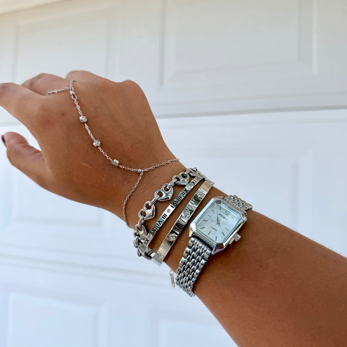 Silver Finger Hand Chain