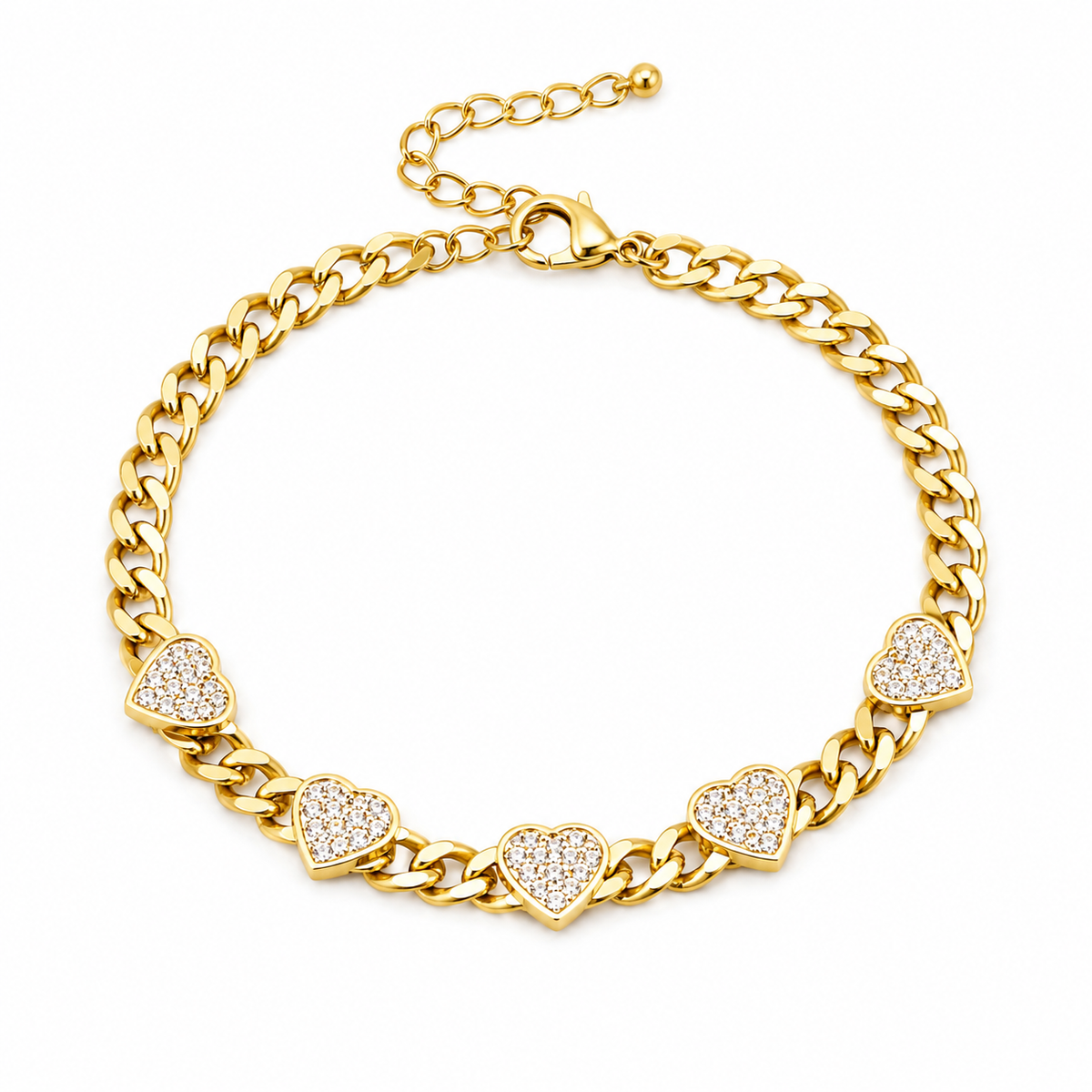 Corazón Chain Bracelet