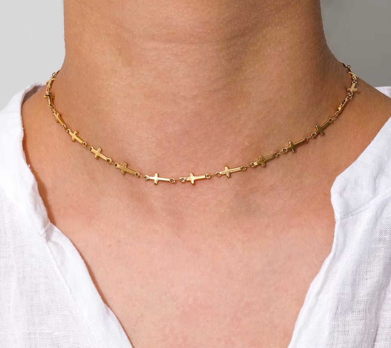 Infinity Cross Necklace