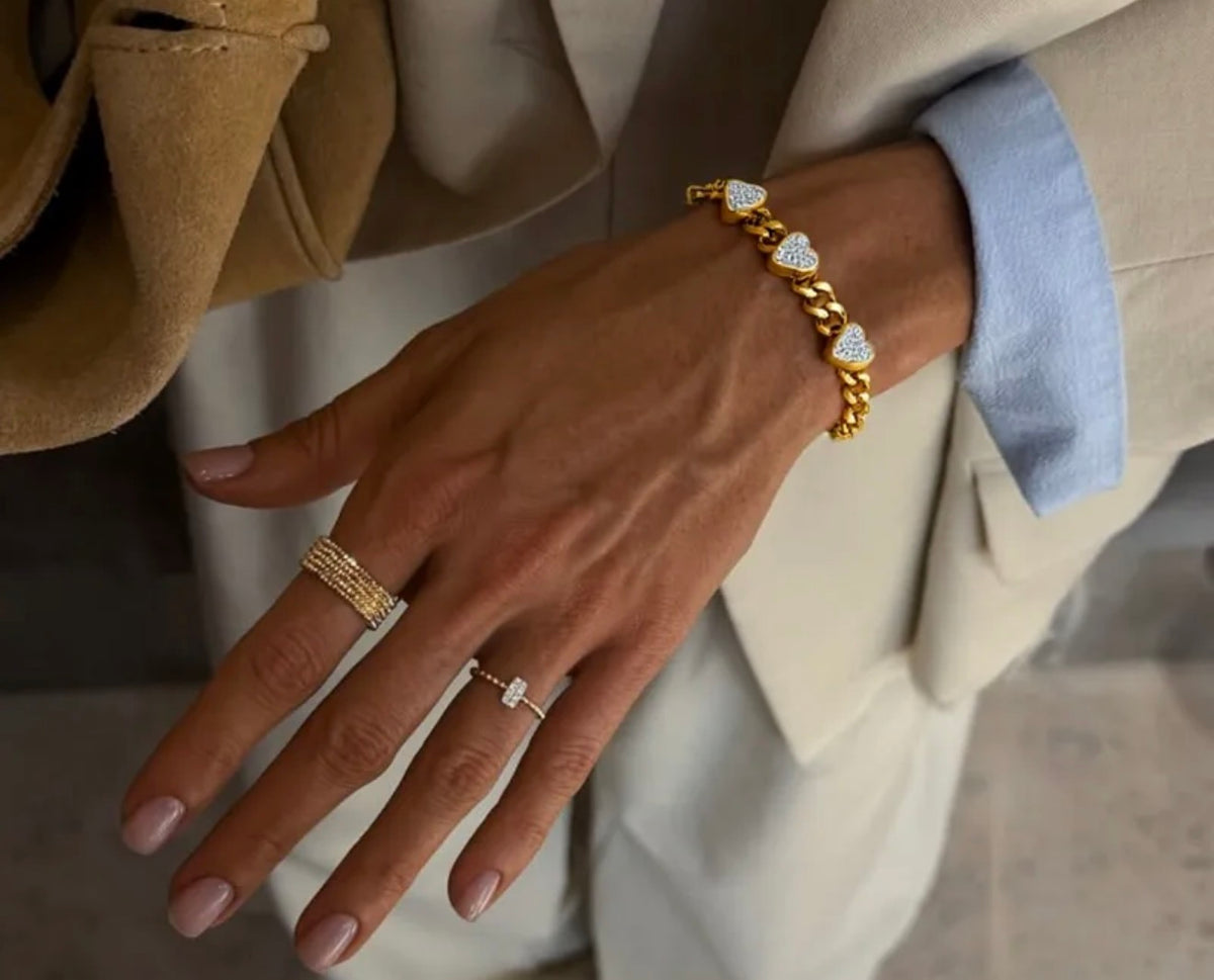 Corazón Chain Bracelet