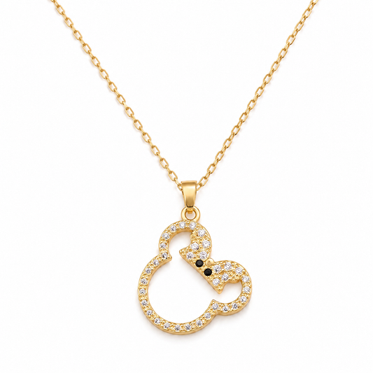 Zirconia Minnie Necklace