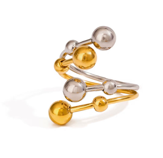 Duo Twist Ring