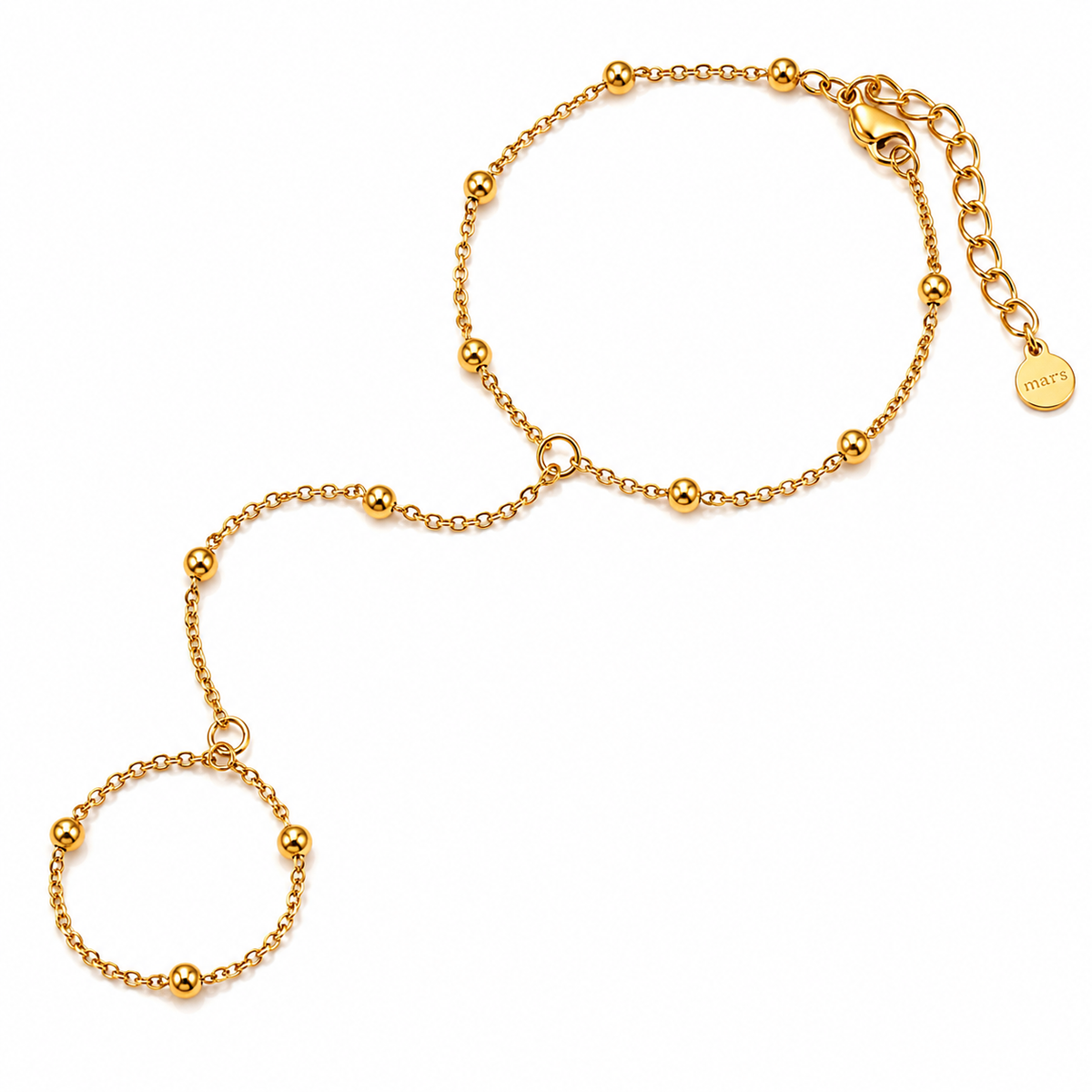 Alara Beaded Hand Chain
