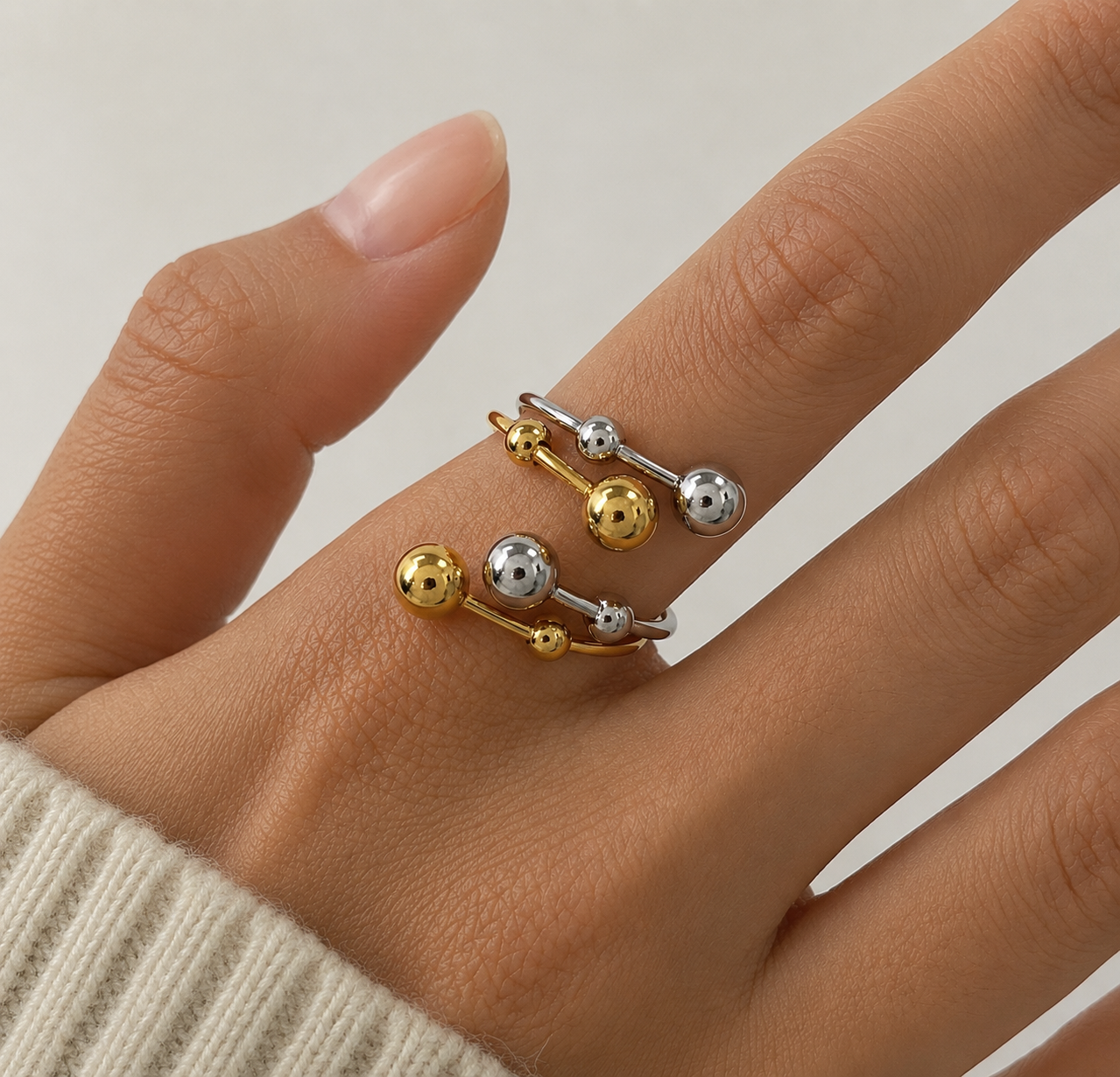Duo Twist Ring