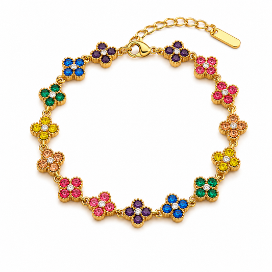 Scarlett Clover Bracelet