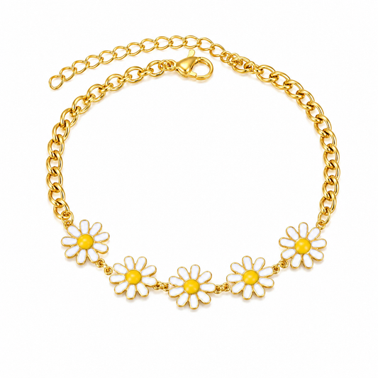 Four Daisy Bracelet