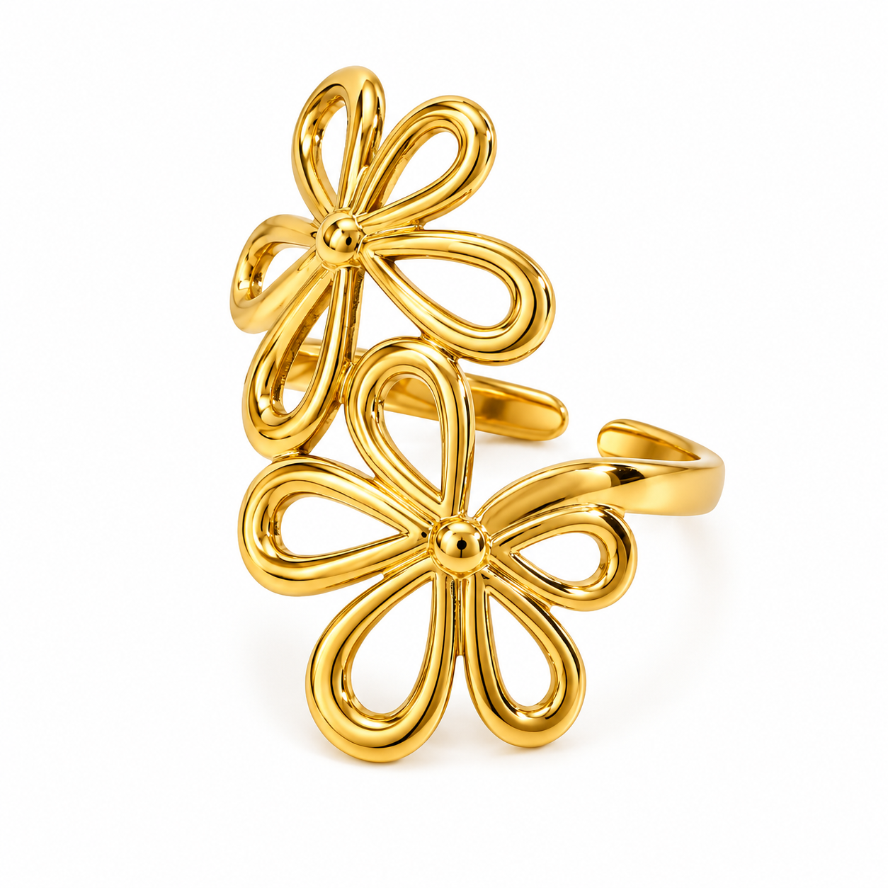 Double Flower Ring